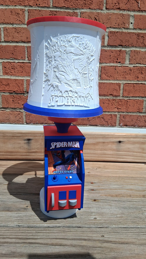 3d Printed Superhero Lithophane Lamp
